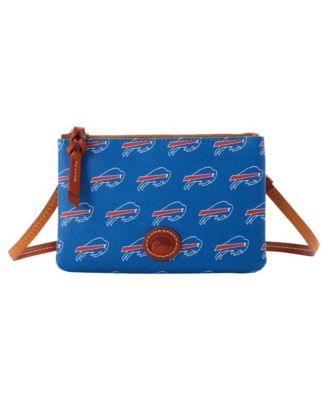 Buffalo Bills Leather Top Zip Crossbody Bag