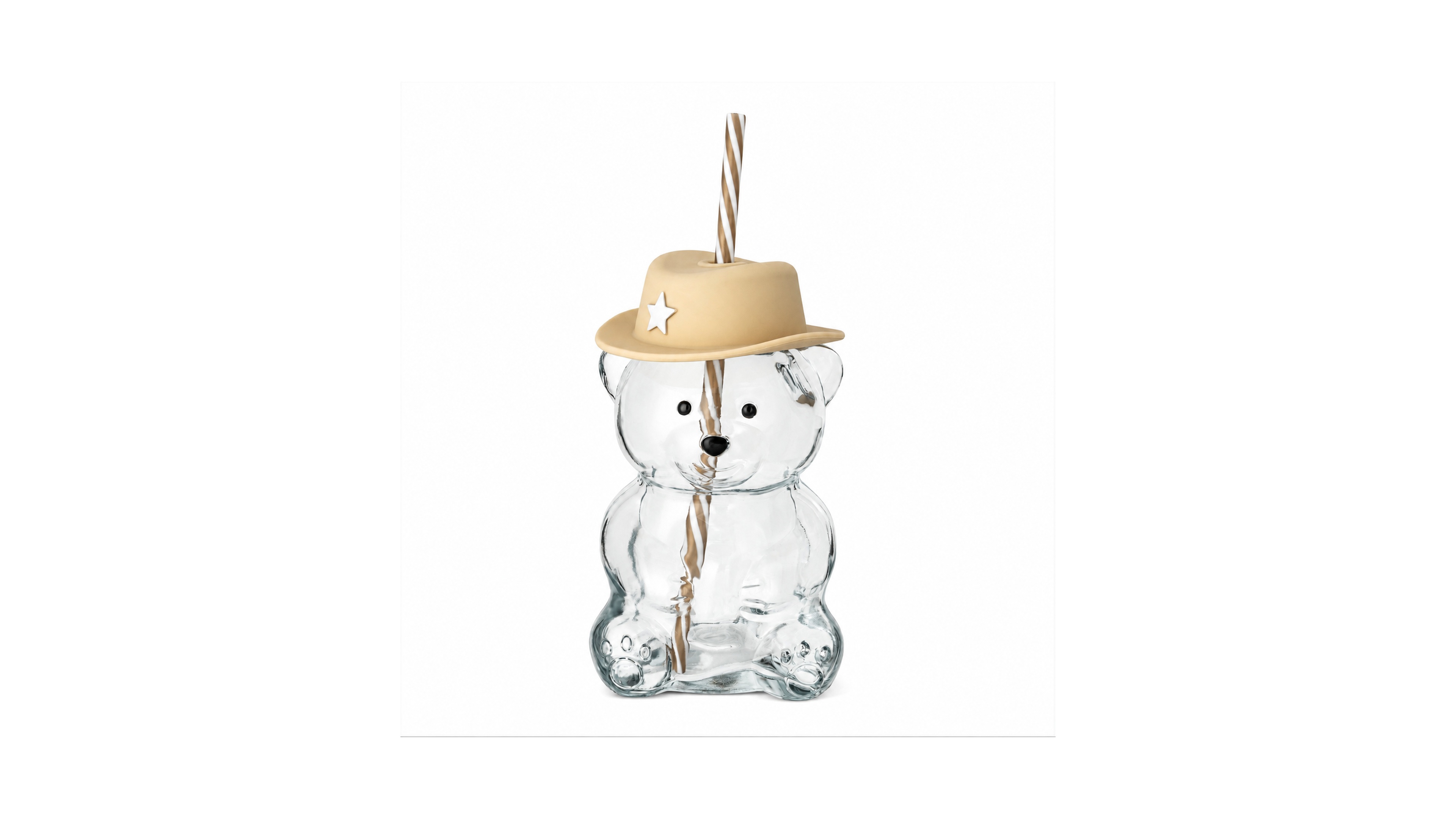 Core Home 19 oz Glass Bear Tumbler