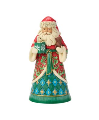 Heartwood Creek Santa with Rescue Pets Figurine
