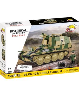 Historical Collection World War II Sturmpanzer 38(t) Grille Ausf. M 720-Piece Building Set, Ages 9+
