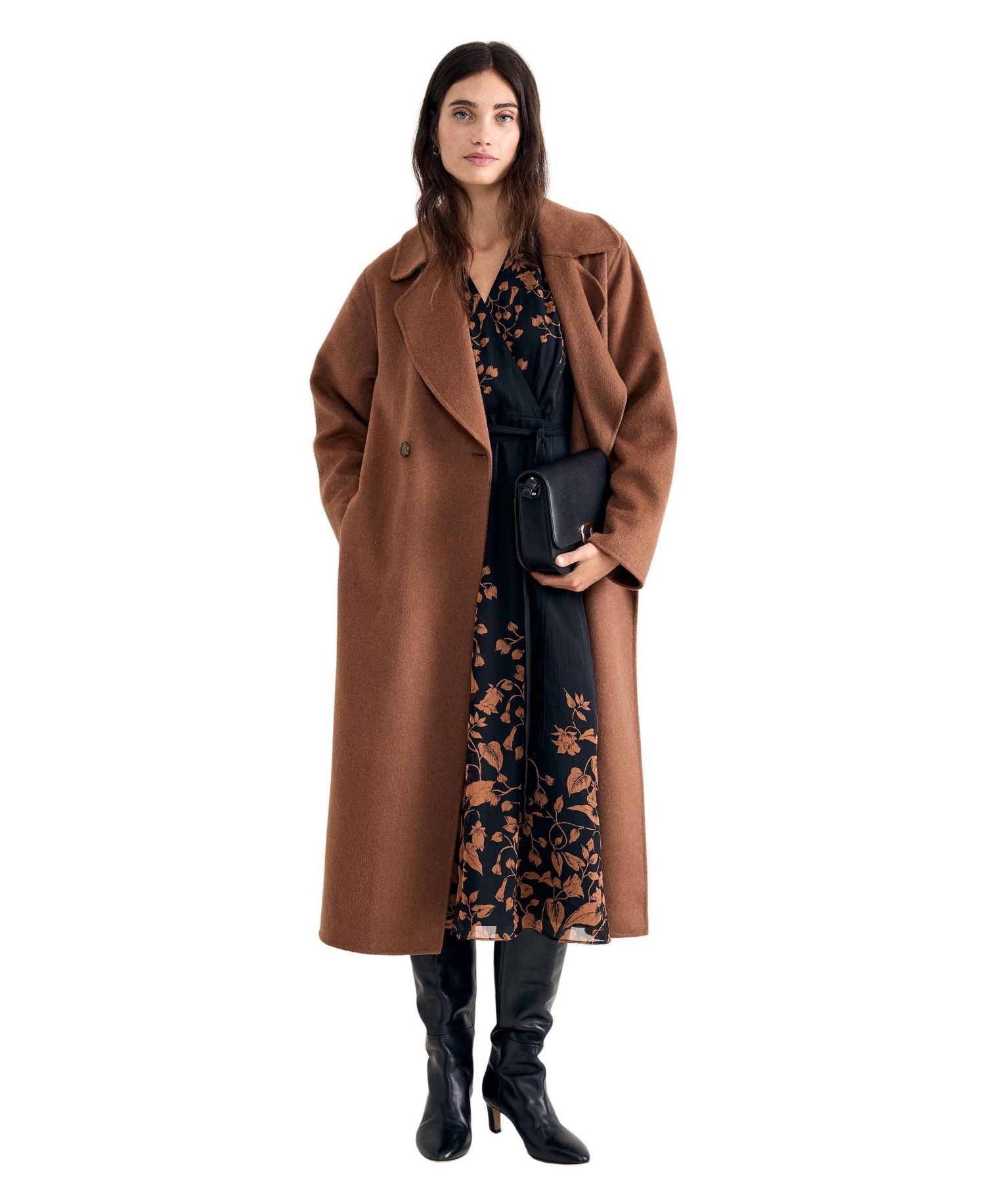 Women's Darcy Double-Face Belted Wrap Coat