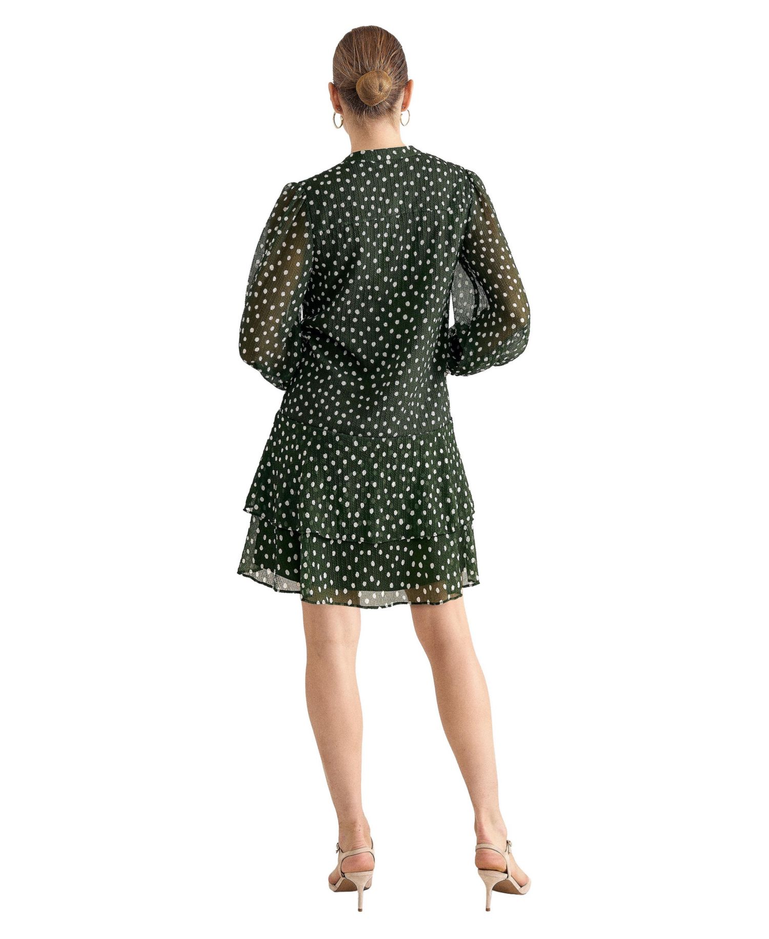 Women's Alma Tiered Ruffle Long-Sleeve Dress