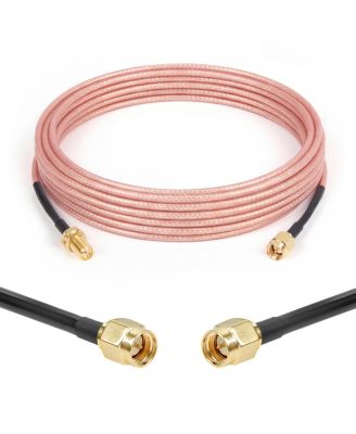 50 Ohm RG316 Flexible Coaxial Antenna Extension Cable Compatible with SMA Devices