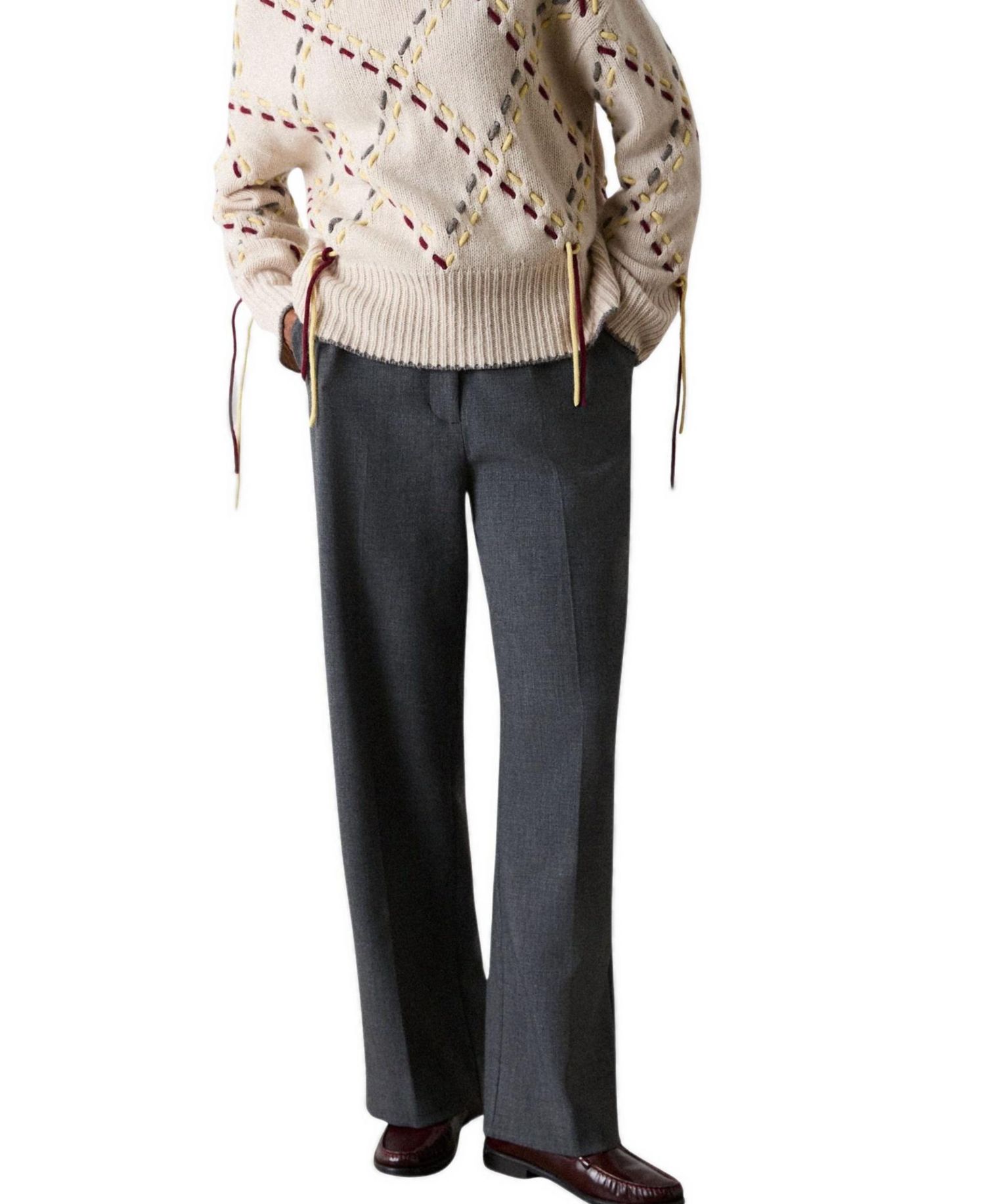 Women's High-Rise Straight-Leg Trouser