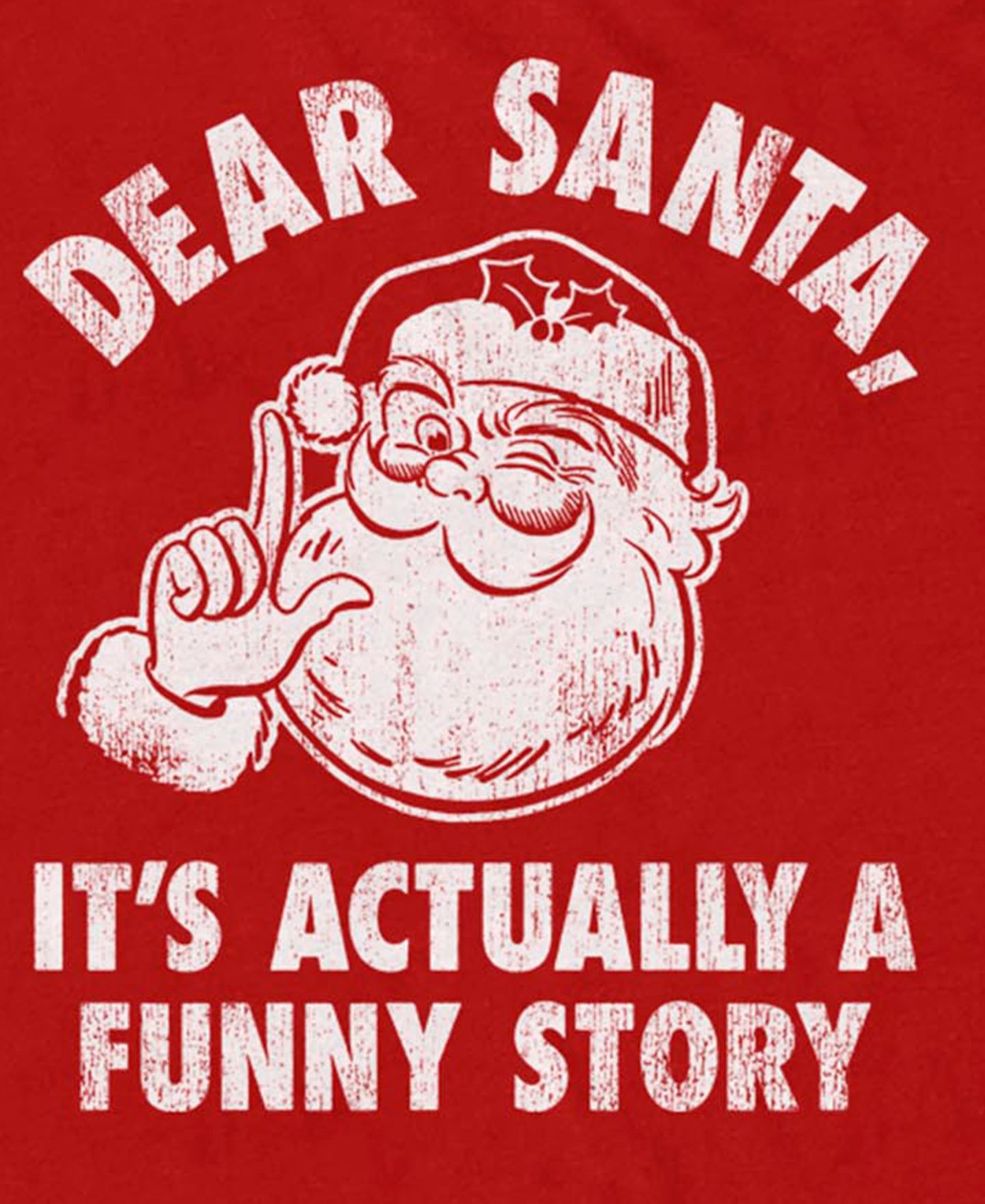 Мужская футболка Fifth Sun Dear Santa Graphic Crew Neck, цвет: Красный — фото 3