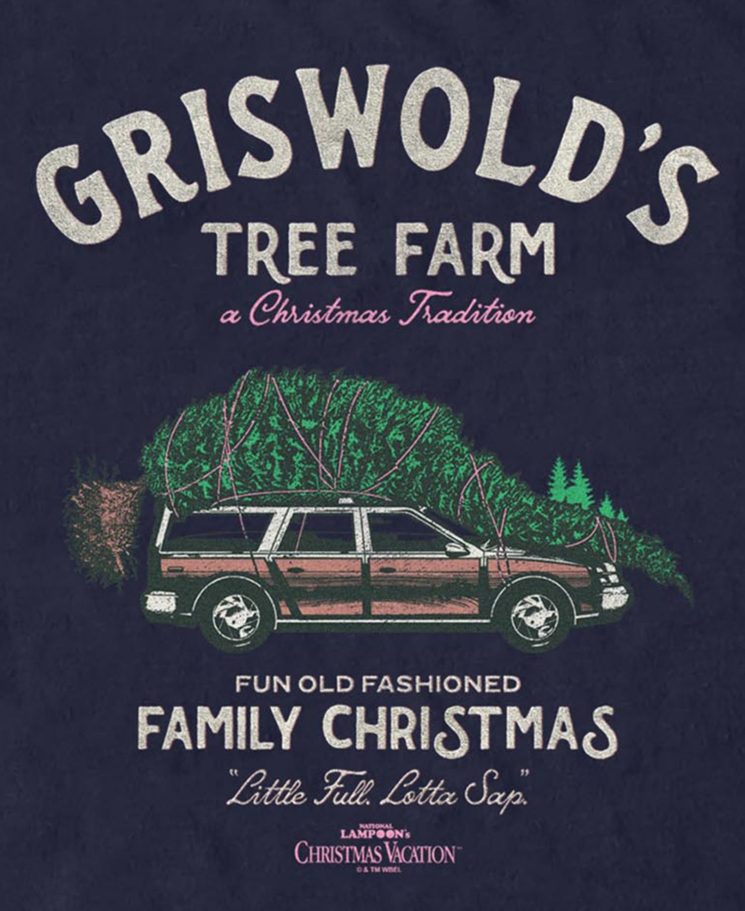Men's Griswold Holiday Christmas Graphic T-Shirt