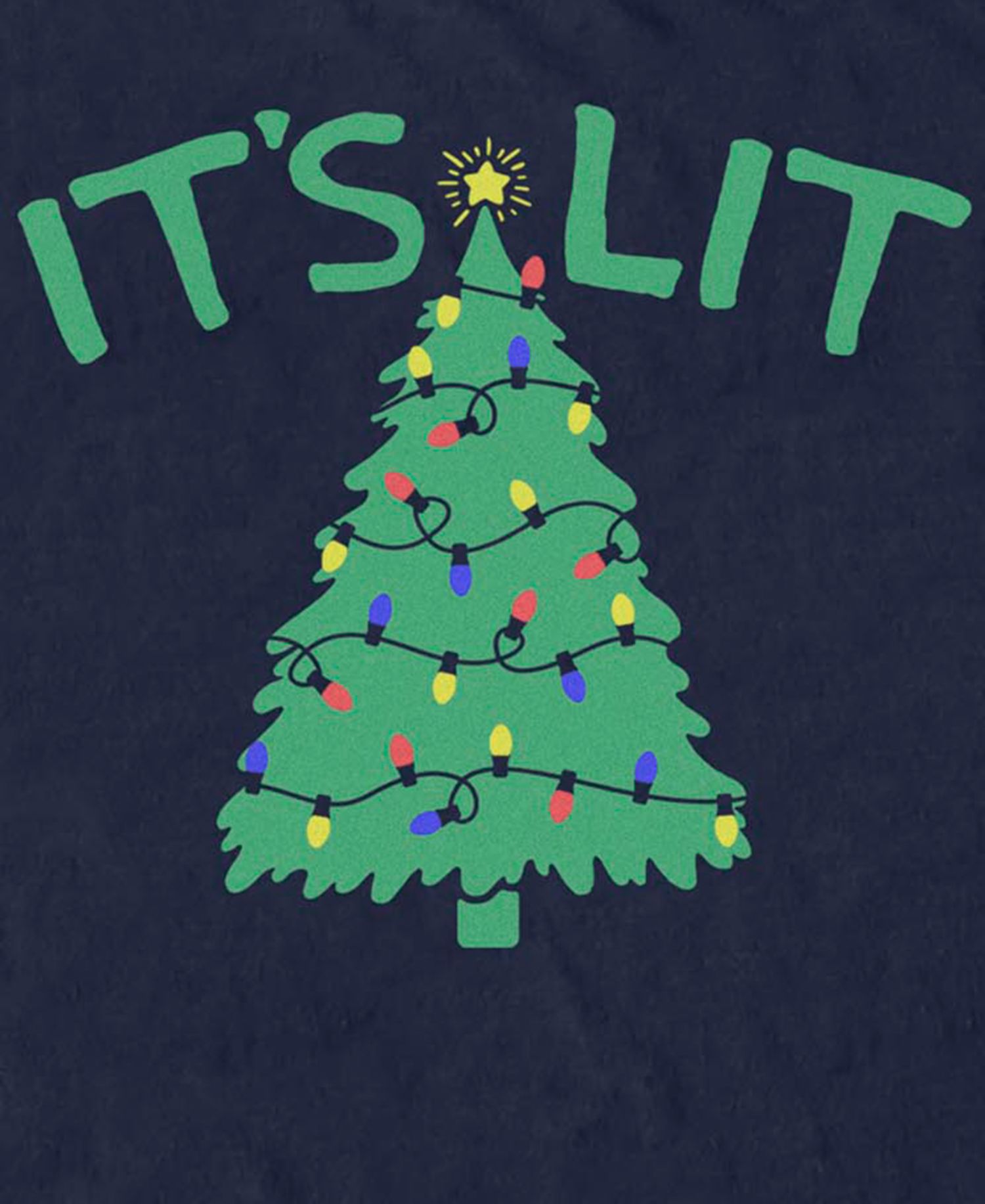 Men's Lit Graphic Crew-Neck T-Shirt