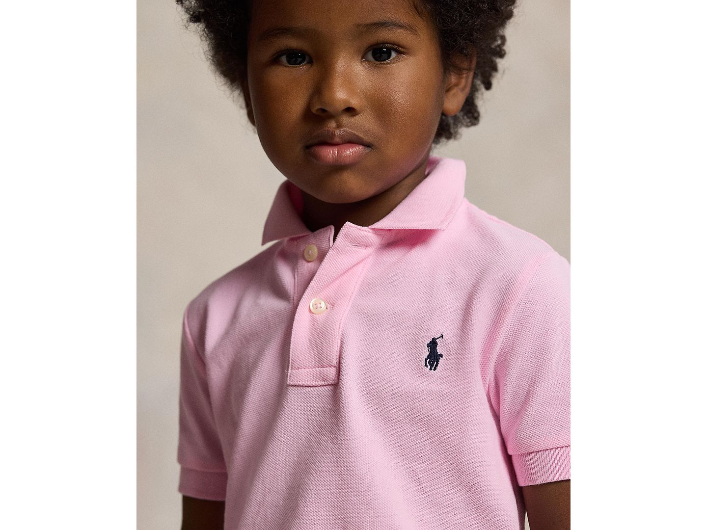 Поло Polo Ralph Lauren Cotton Mesh Polo Shirt для мальчиков, цвет: Розовый — фото 3