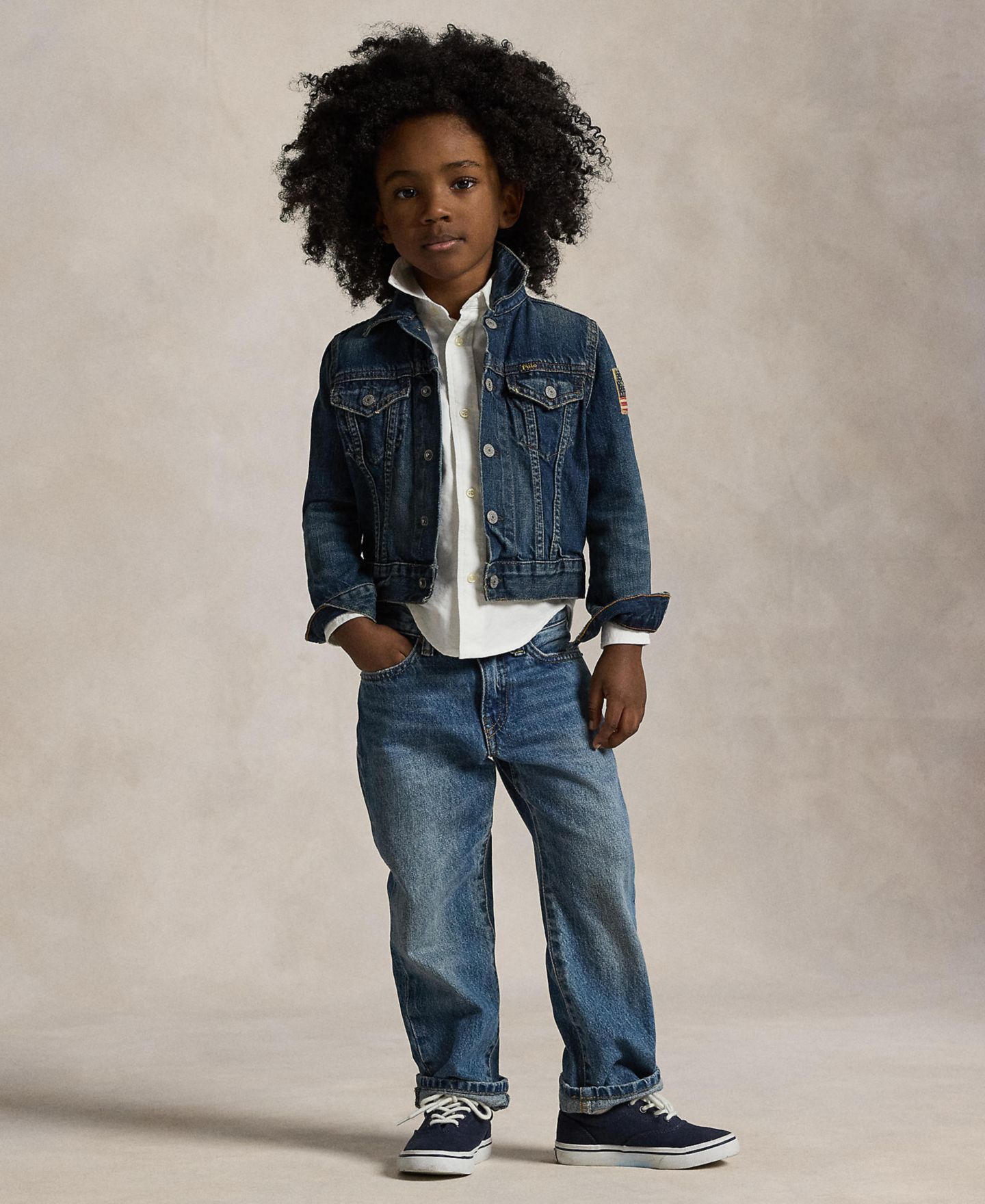 Куртка Polo Ralph Lauren Cotton Denim Trucker Jacket для мальчиков, цвет: Варёный — фото 2
