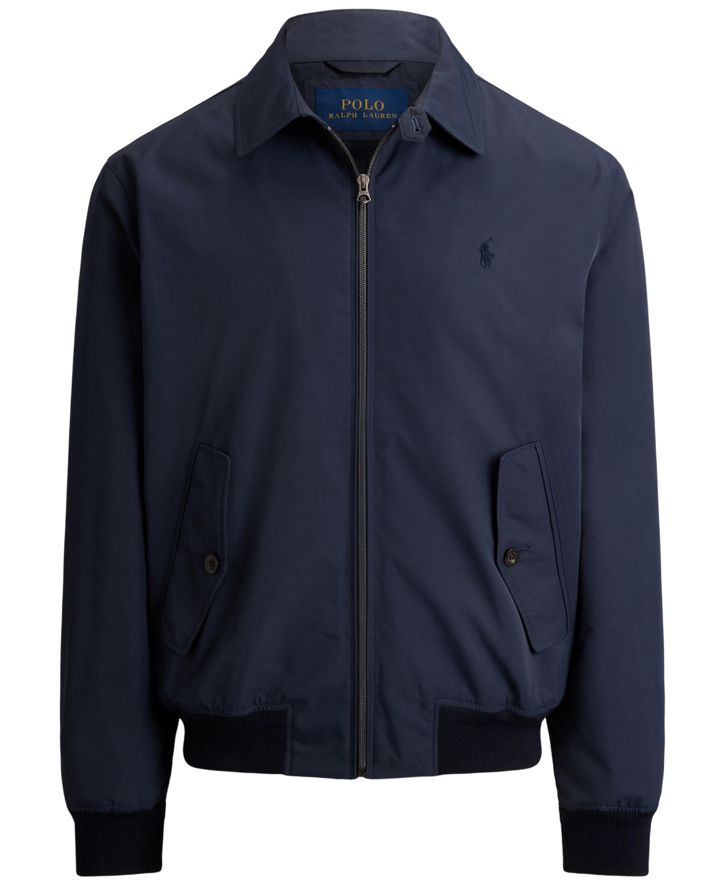 Мужская куртка Polo Ralph Lauren The Southland Twill Water-Repellent Bomber Regular Fit, цвет: Тёмно-синий — фото 5
