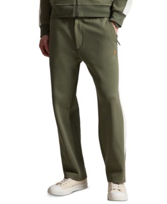 Men's Double-Knit Striped Track Pants