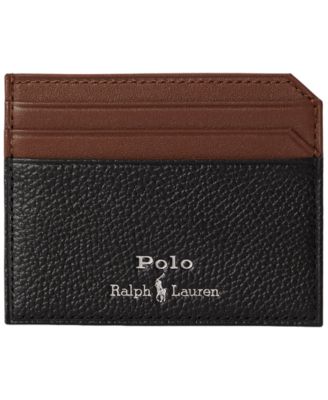 Two-Tone Leather Card Case