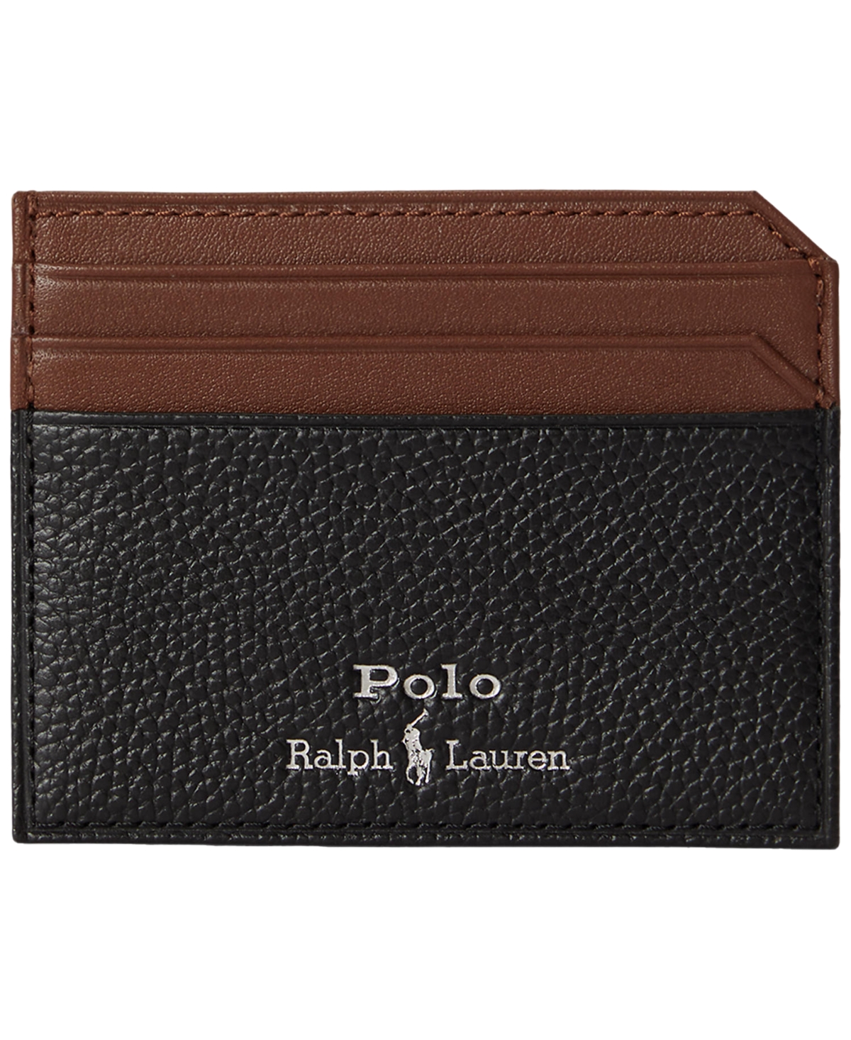 Polo Ralph Lauren Two-Tone Leather Card Case