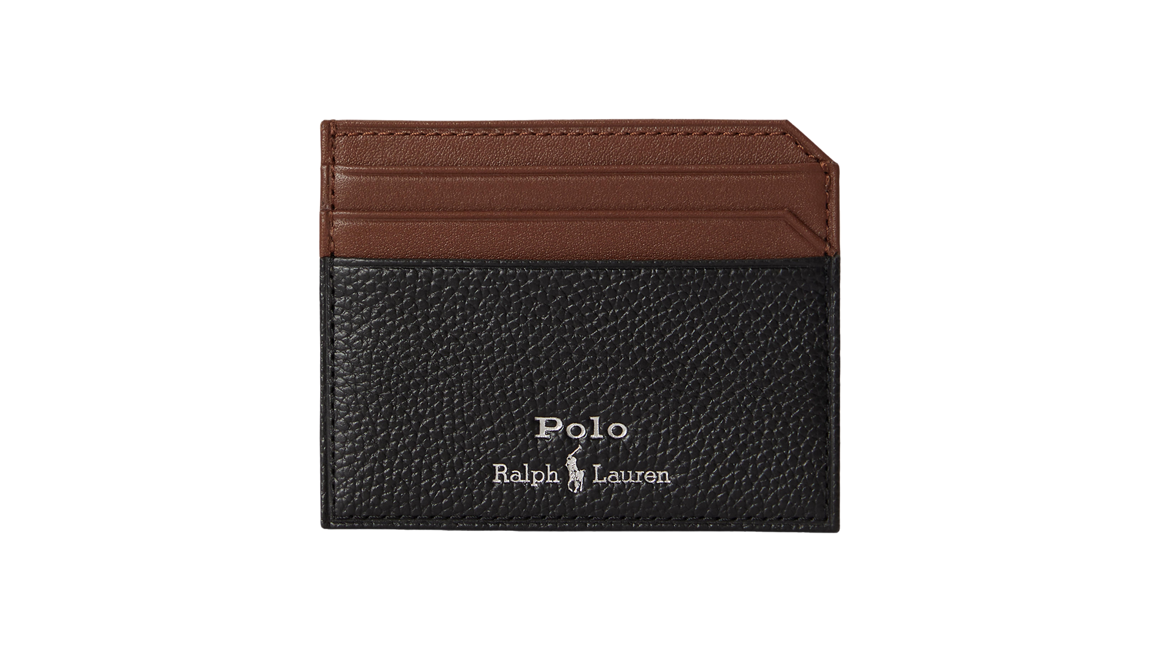 Polo Ralph Lauren Two-Tone Leather Card Case