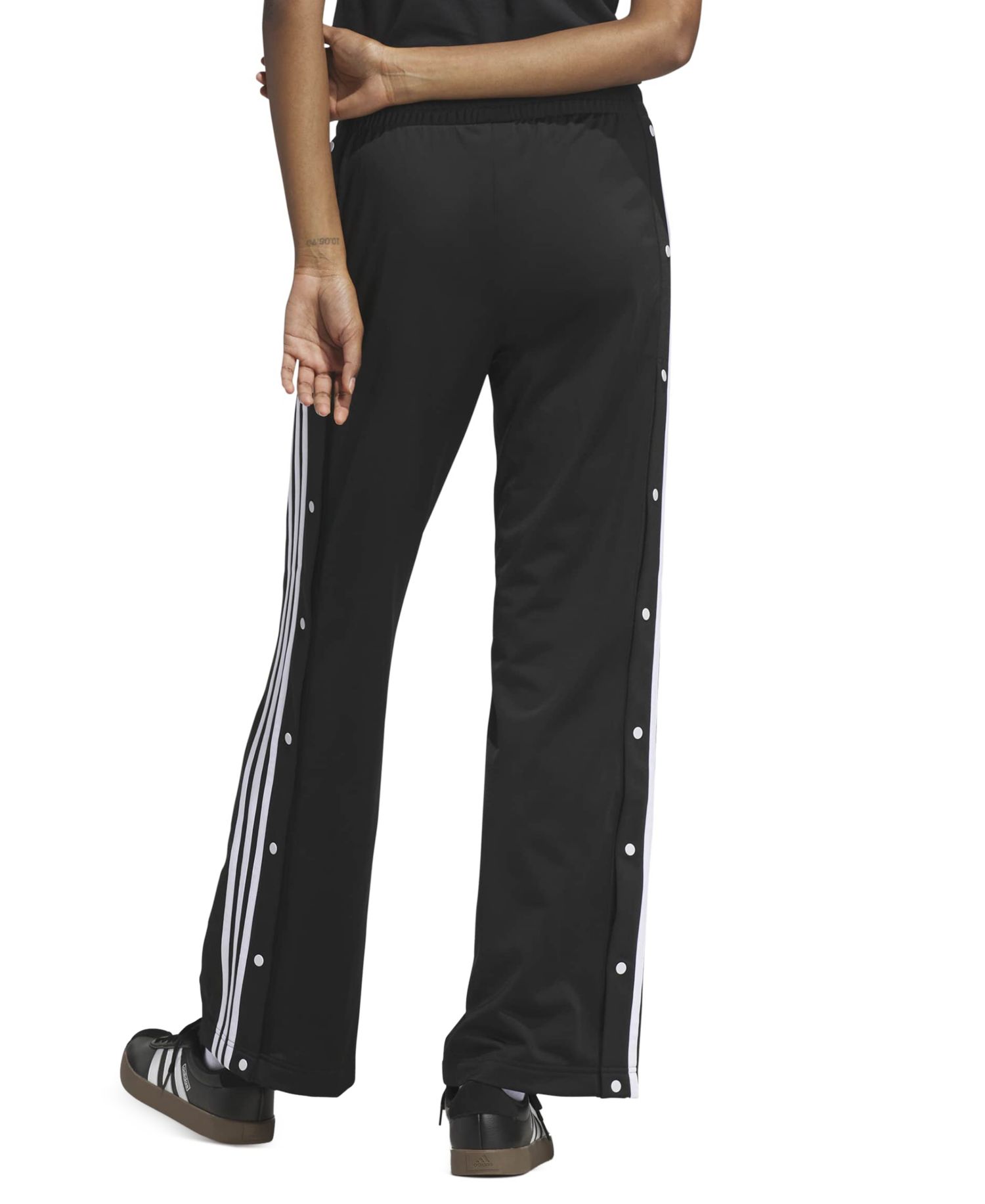 Women's 3 Stripe Snap Pant High-Rise Wide-Leg Pants