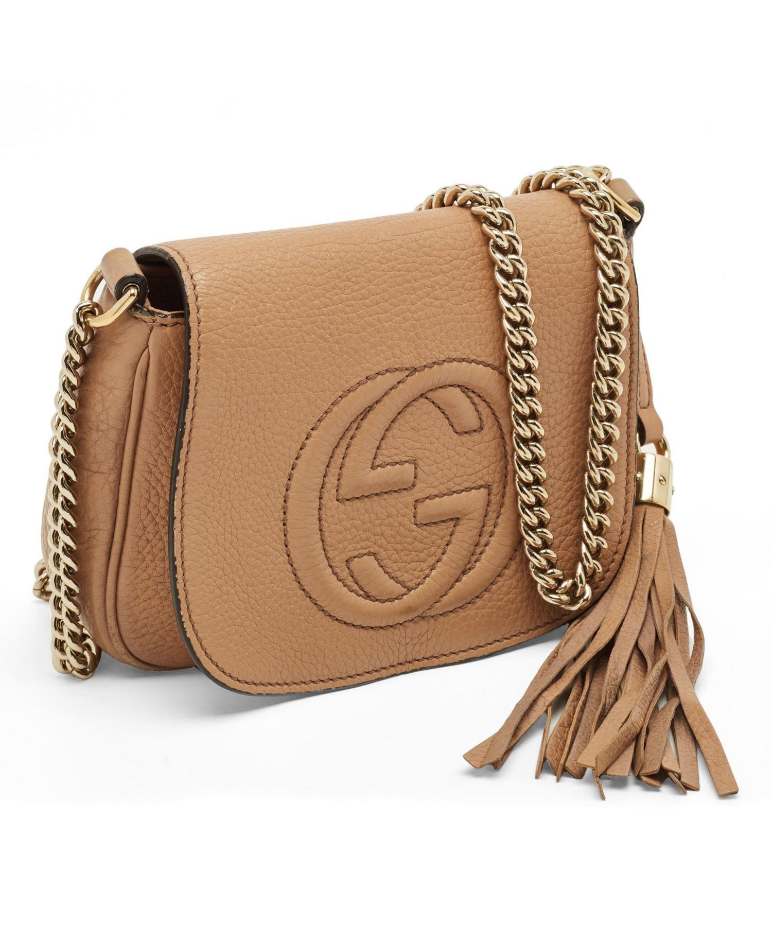 Women's Soho Leather Flap Chain Crossbody Bag