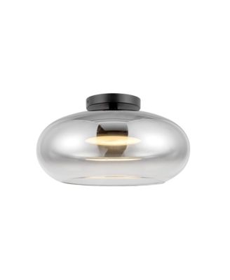 Trinity 14-in Dimmable LED Semi Flush Mount