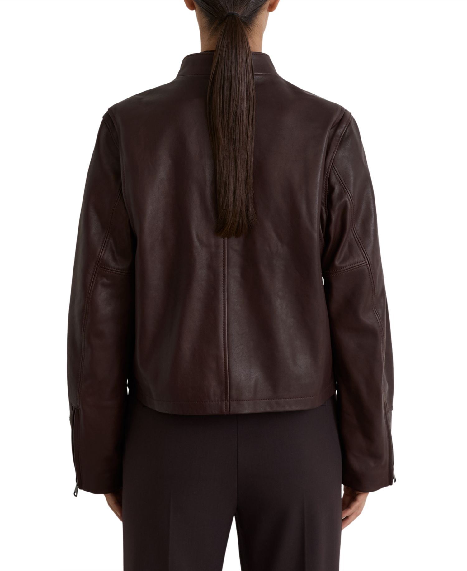 Women's Erin Leather Biker Jacket