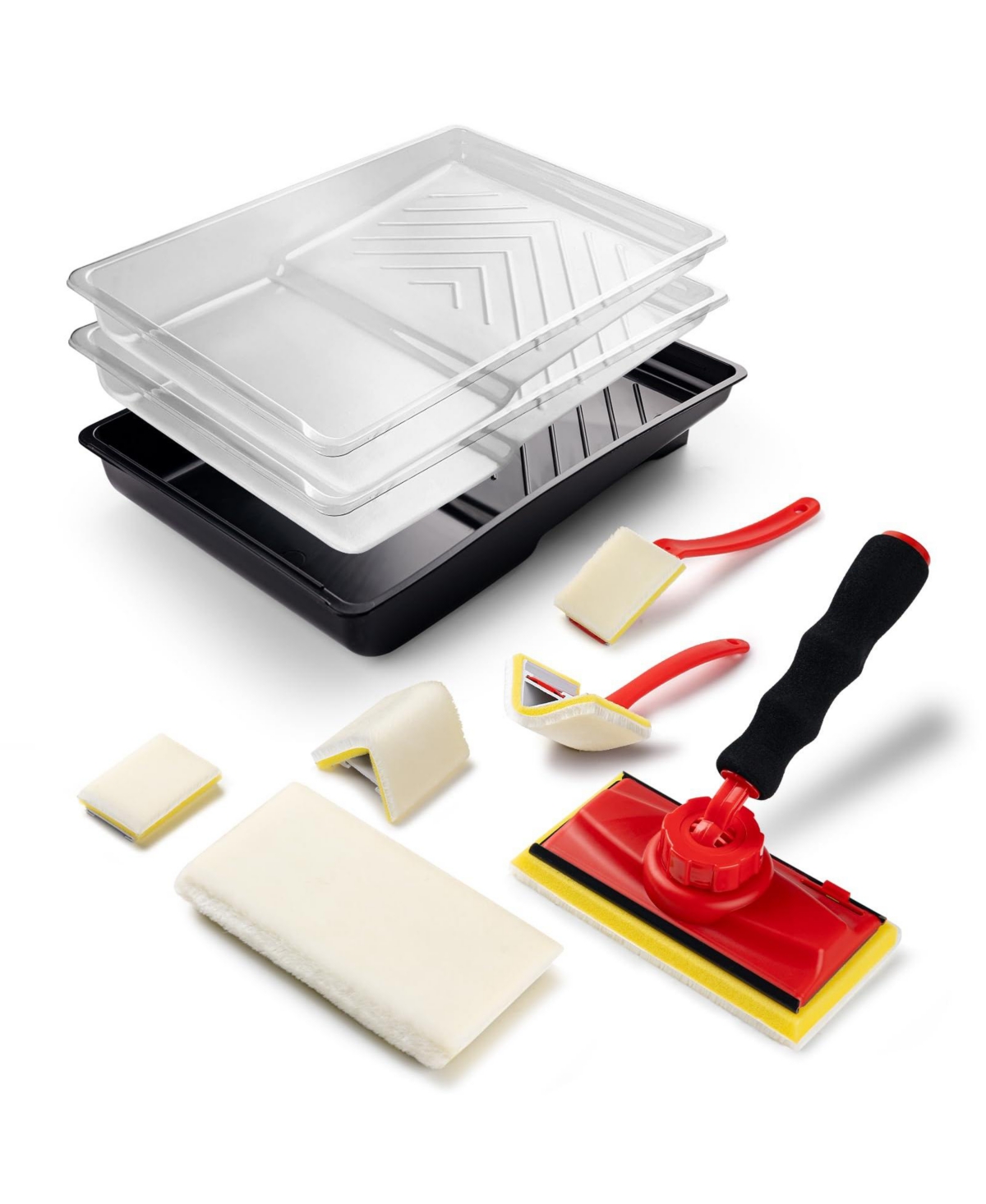 Xdovet Edger Tool Kit Wall Ceiling Trimmer 360degree(s) Handle Refill Pads