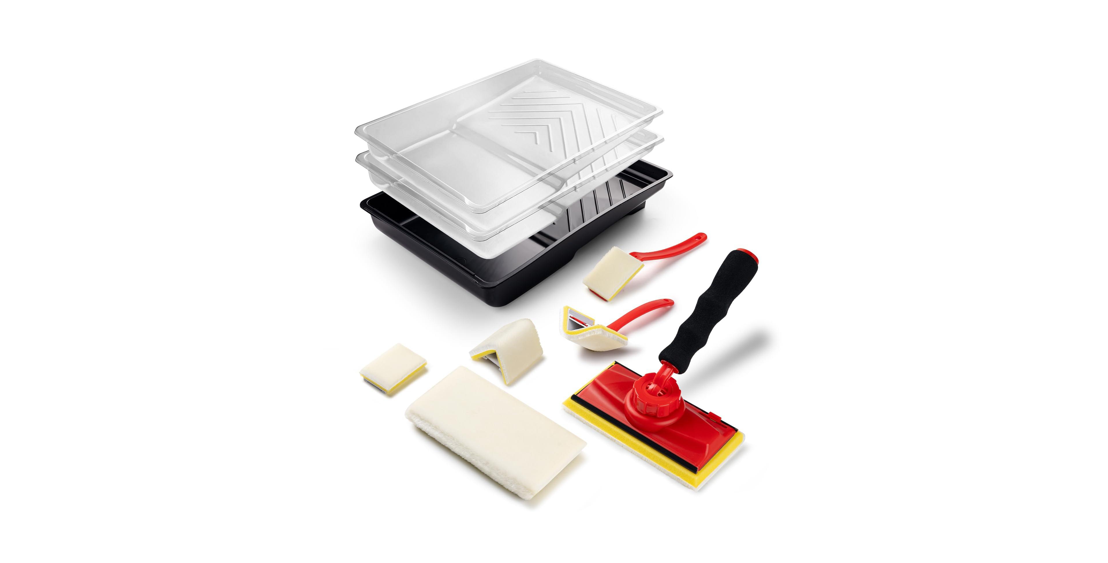 Xdovet Edger Tool Kit Wall Ceiling Trimmer 360degree(s) Handle Refill Pads