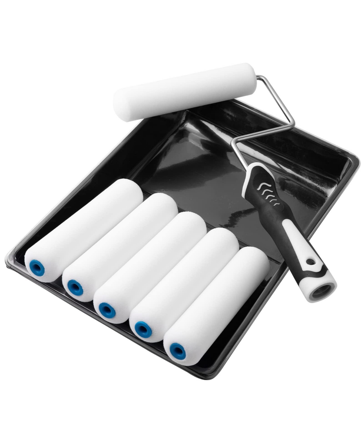 Xdovet T Roller Kit Foam Tray Liner Mini Rollers Wall Painting
