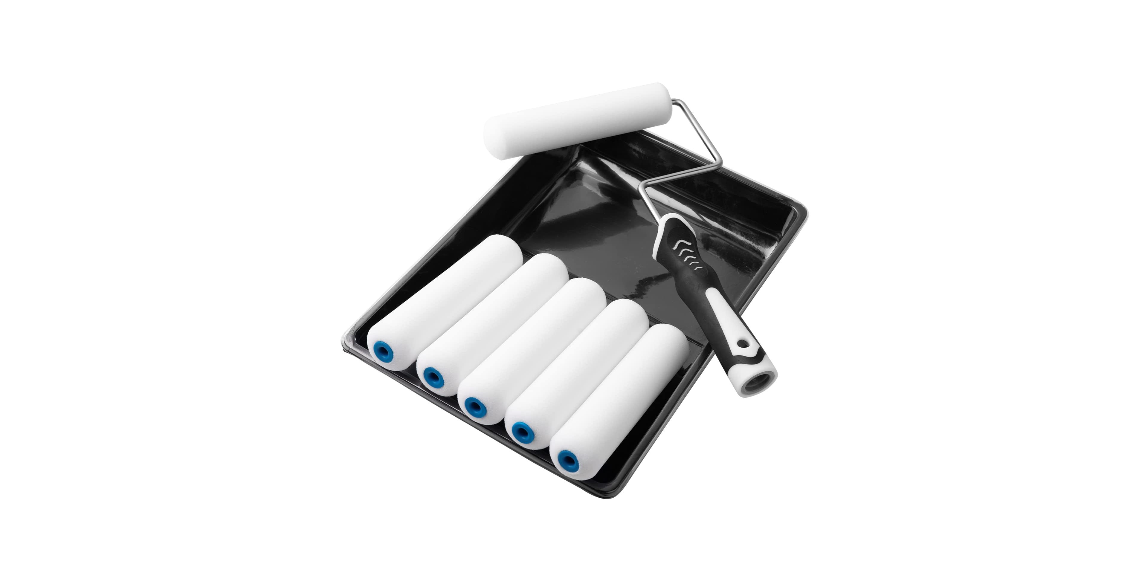 Xdovet T Roller Kit Foam Tray Liner Mini Rollers Wall Painting