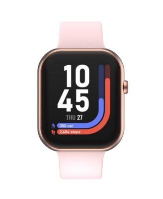 AIR 5 Unisex Pink Silicone Strap Smartwatch