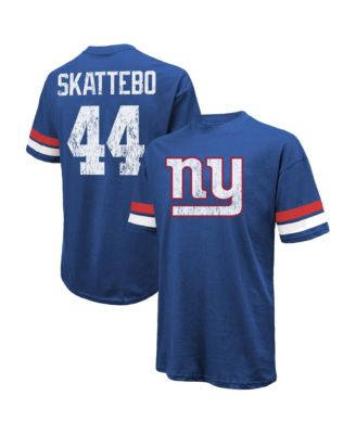 Men's Cam Skattebo New York Giants Oversized Screen-Print Graphic T-Shirt