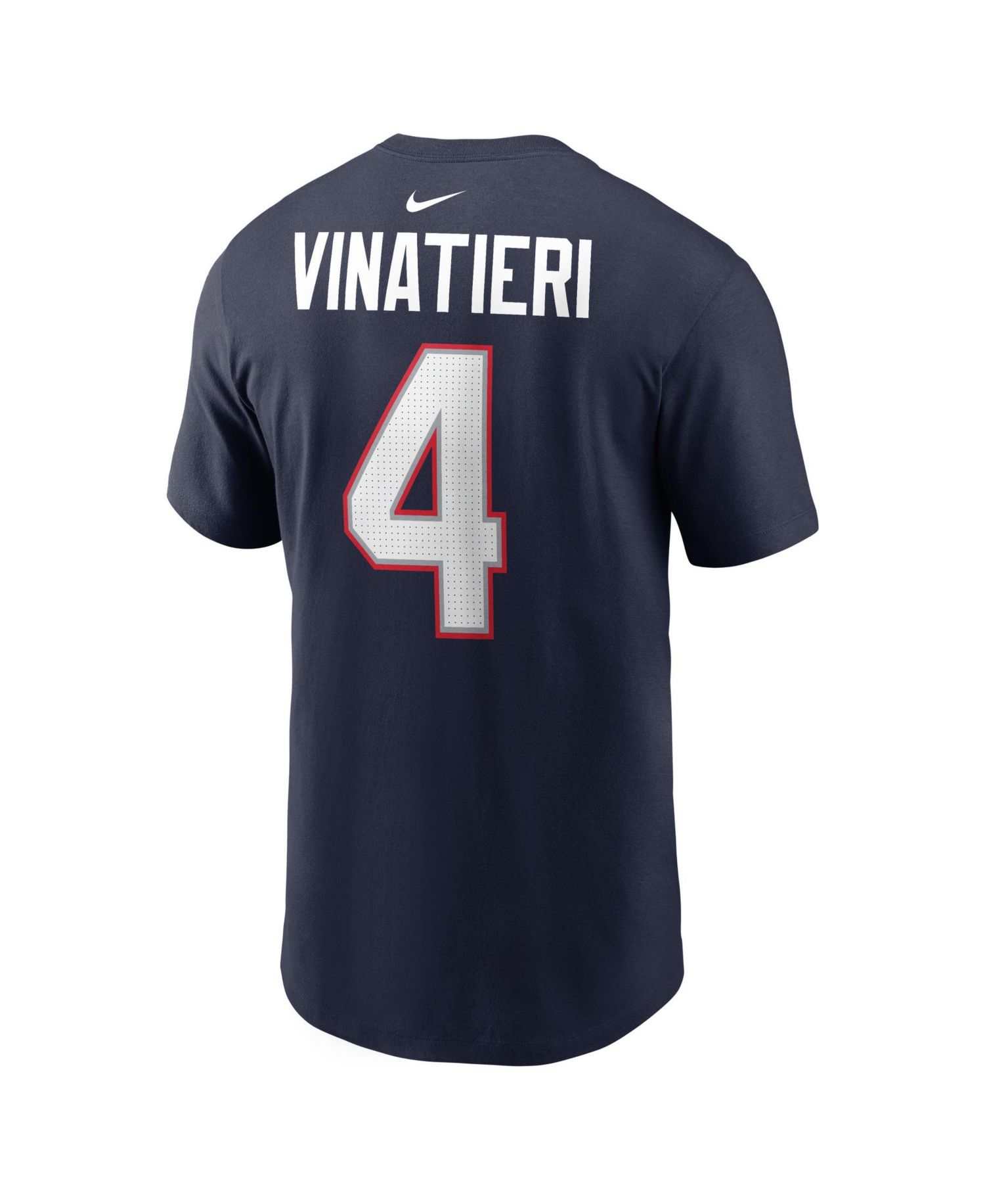 Men's New England Patriots Adam Vinatieri Crewneck T-Shirt