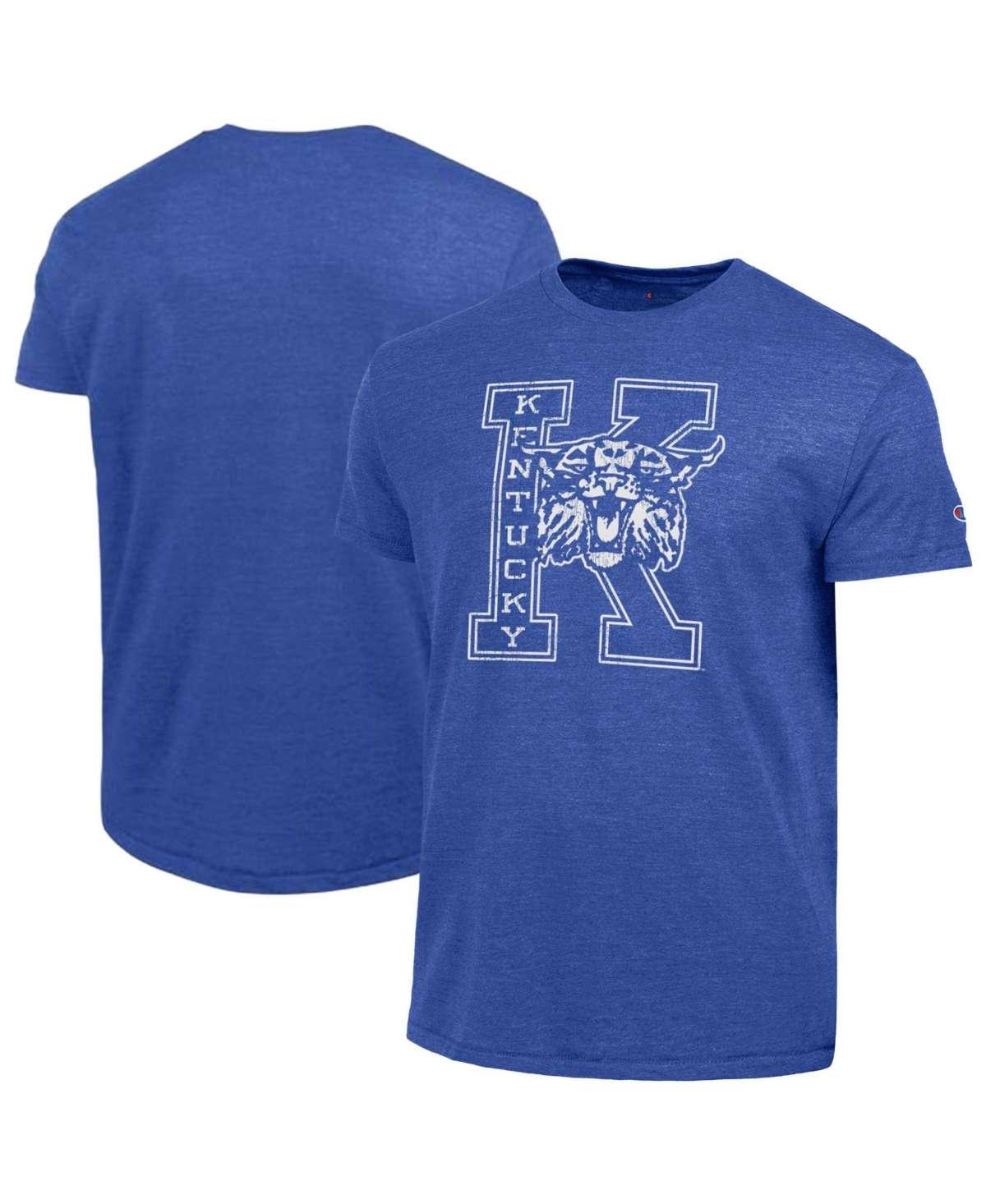 Champion Men's Royal Kentucky Wildcats Triumph Tri-Blend T-Shirt - Royal