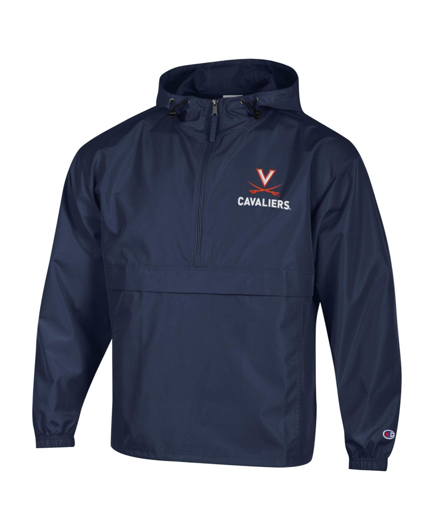 Мужская куртка Champion Navy Virginia Cavaliers Delay Packable Half-Zip — фото 3