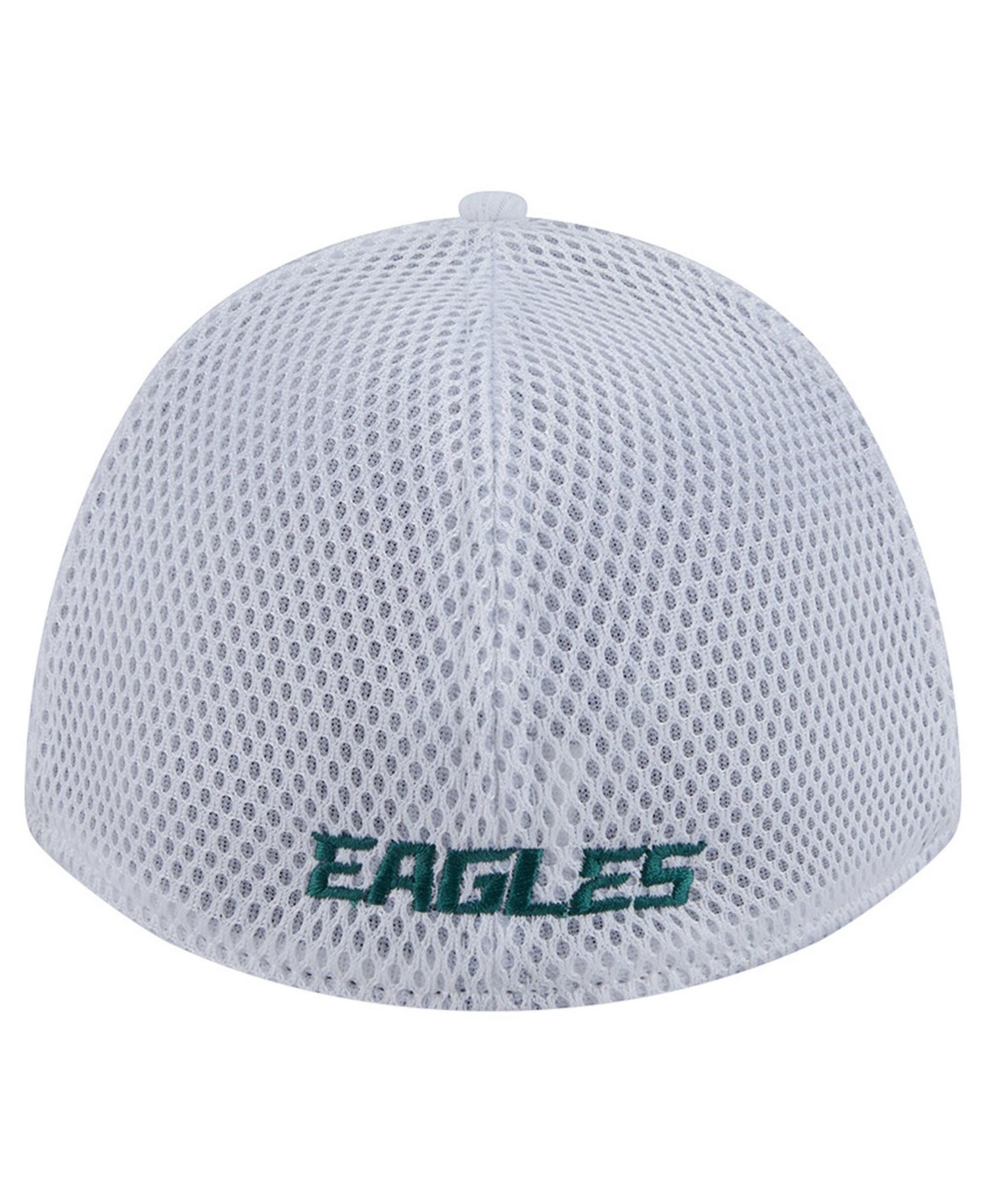 Men's White/Midnight Green Philadelphia Eagles Dash 39THIRTY Flex Hat