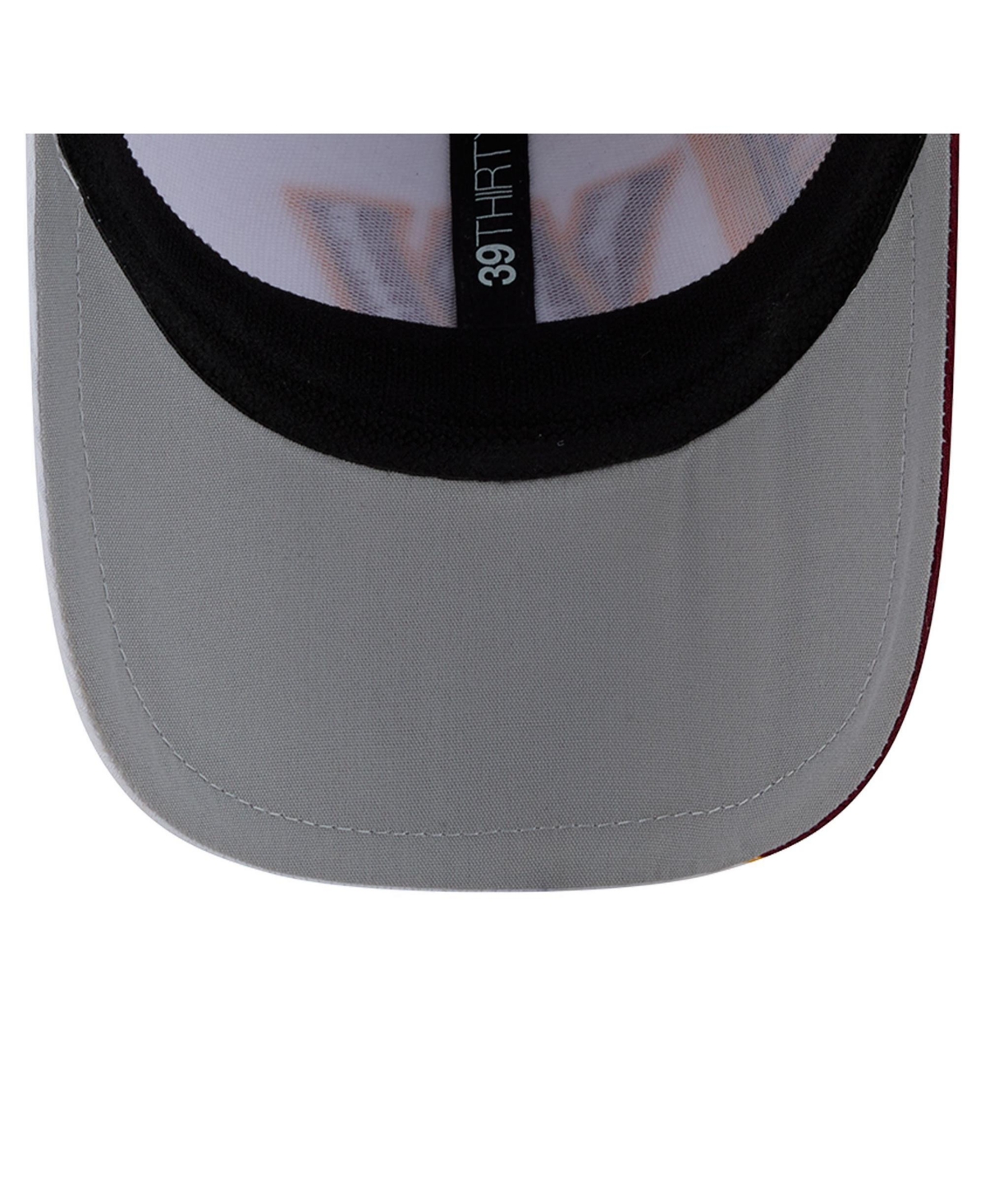 New Era Men's White/Burgundy Washington Commanders Dash 39THIRTY Flex Hat