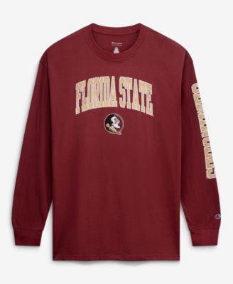 Men's Garnet Florida State Seminoles Big Tall Arch Over Logo Long Sleeve T-Shirt