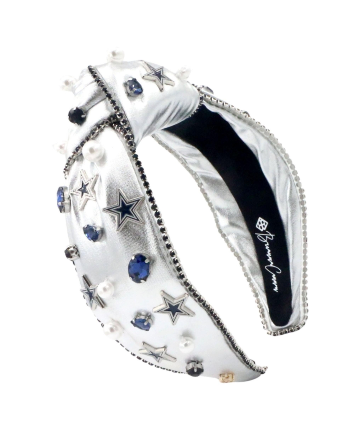 Brianna Cannon Dallas Cowboys Logo Headband - Silver