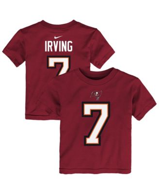 Toddler Bucky Irving Red Tampa Bay Buccaneers Player Name & Number T-Shirt