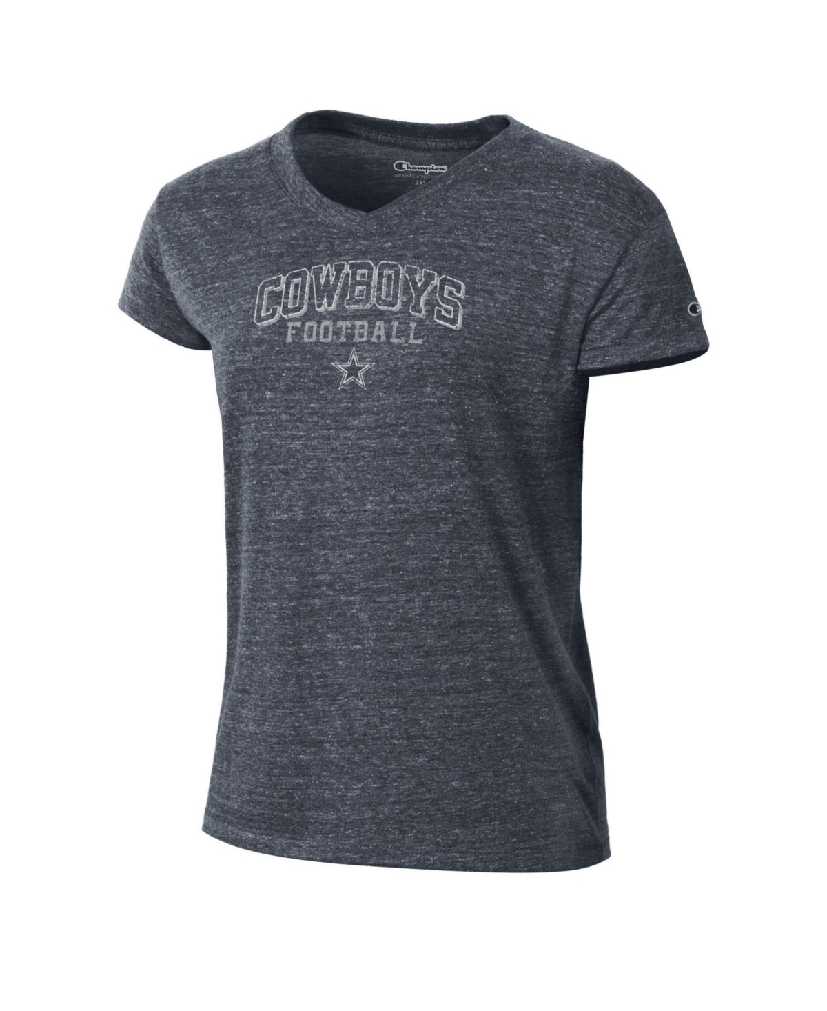 Champion Women's Dallas Cowboys Triumph Tri-Blend V-Neck T-Shirt