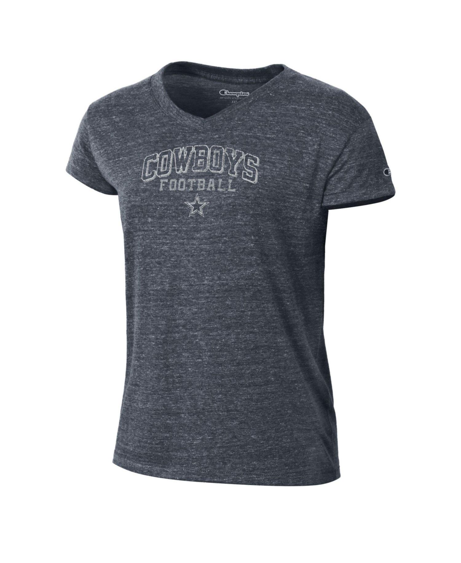 Women's Dallas Cowboys Triumph Tri-Blend V-Neck T-Shirt