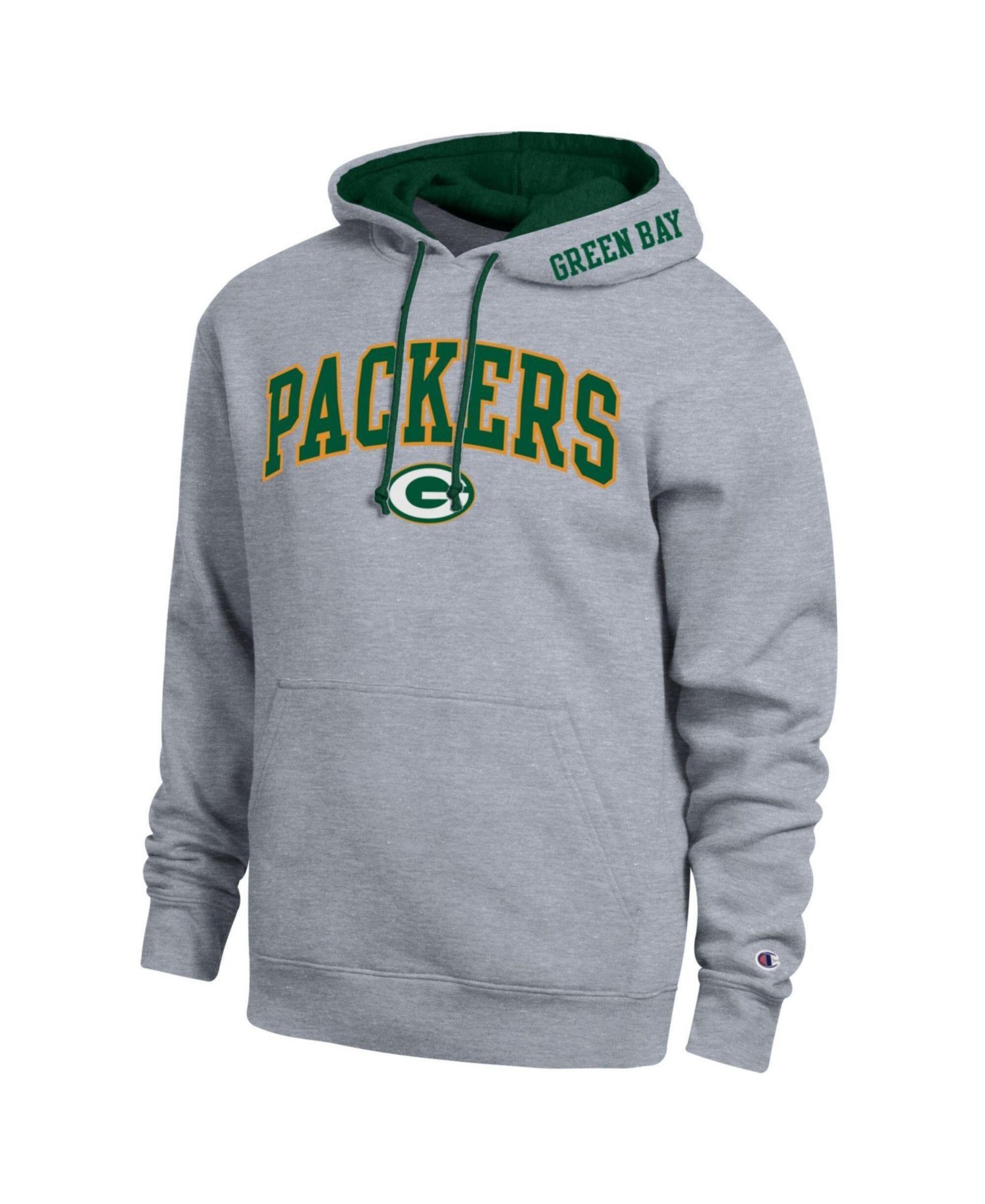 Men's Green Bay Packers Classic-Fit Poly-Cotton Blend Pullover Hoodie