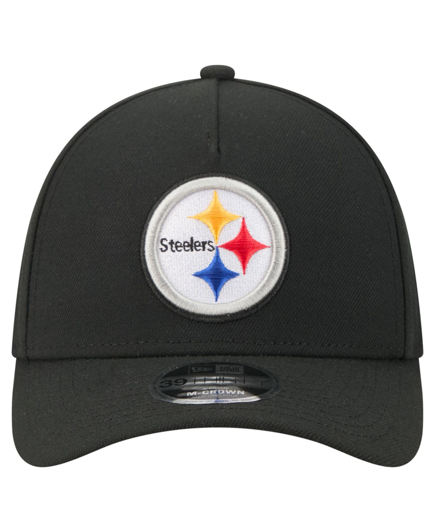 Men's Pittsburgh Steelers 39Thirty A-Frame Stretch-Fit Hat
