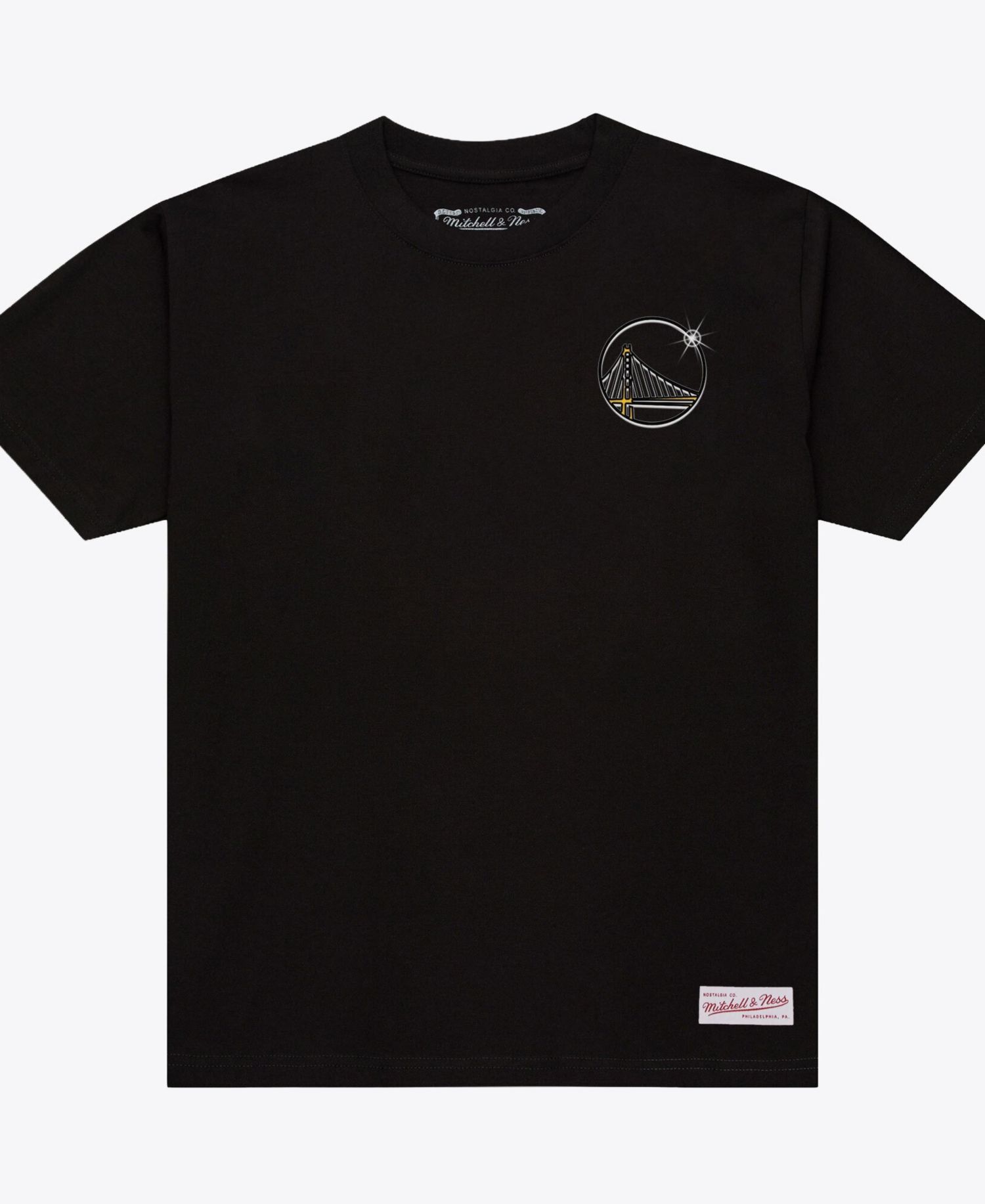 Men's Black Golden State Warriors Airbrush T-Shirt