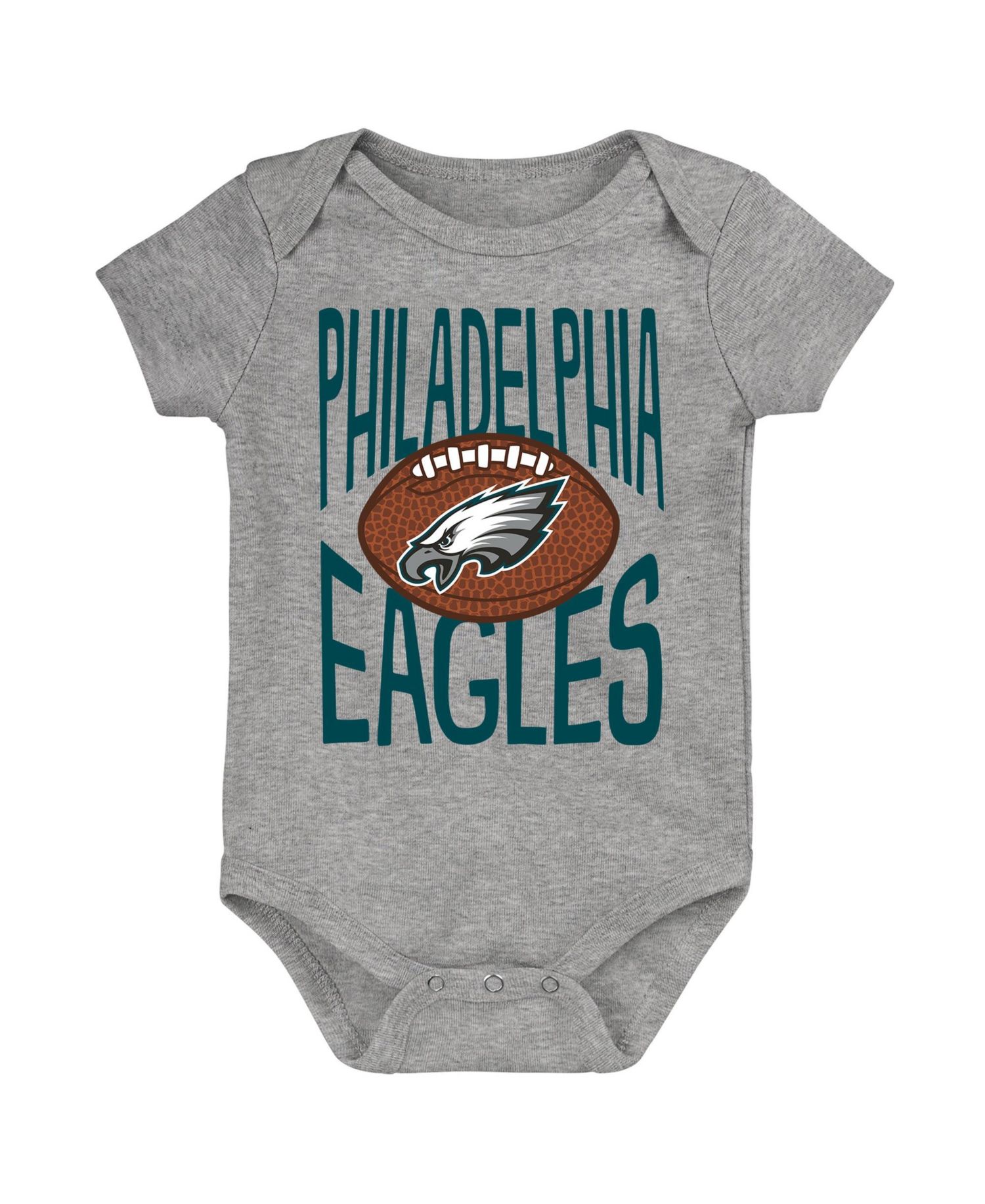 Baby Boys and Girls' For the Ball Philadelphia Eagles Short-Sleeve Bodysuit