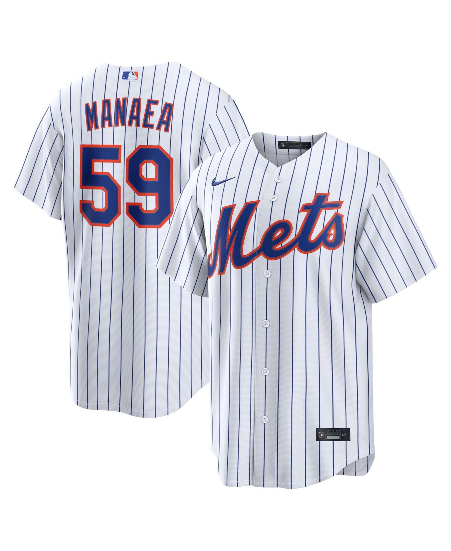 Men's New York Mets Sean Manaea Home Replica Jersey