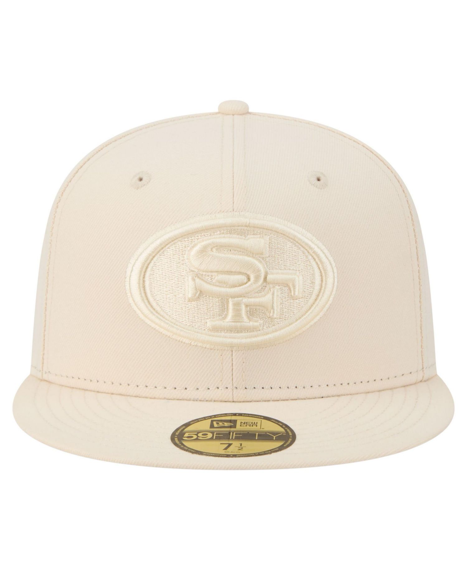 Men's Cream San Francisco 49ers Color Pack 59FIFTY Fitted Hat