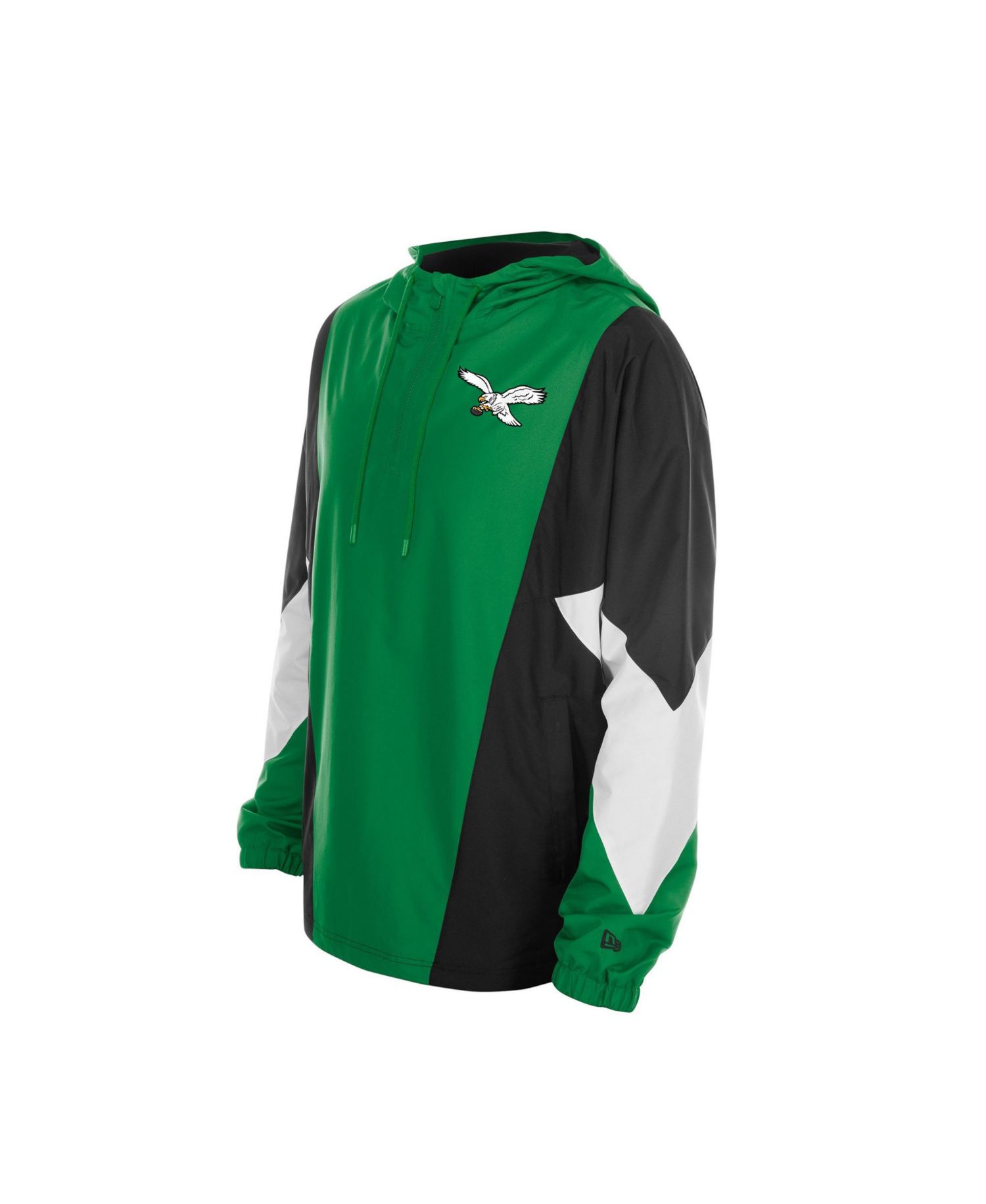 Men's Kelly Green Philadelphia Eagles Quarter-Zip Windbreaker Jacket