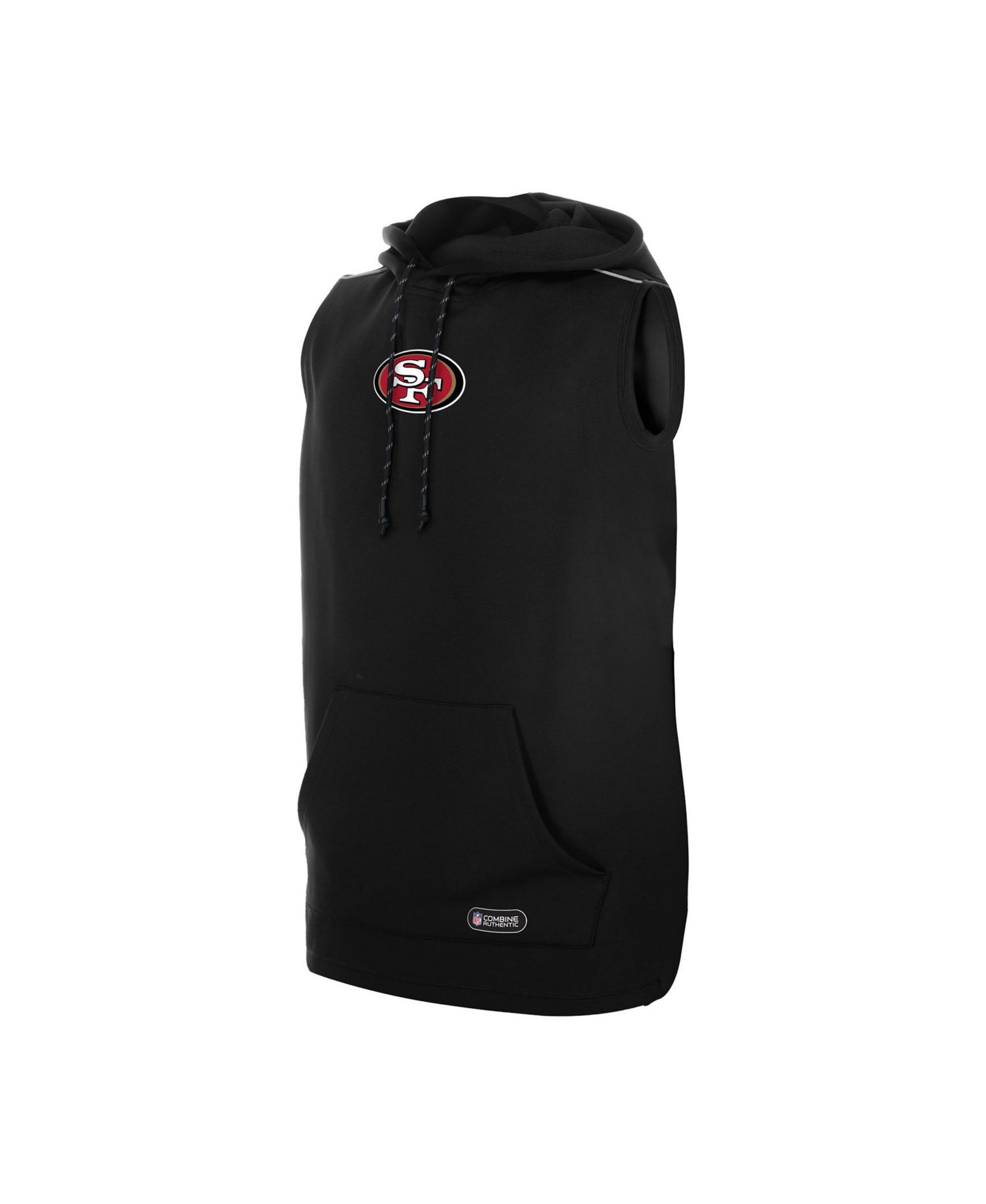 Men's San Francisco 49ers Sleeveless Hooded Pullover Hoodie