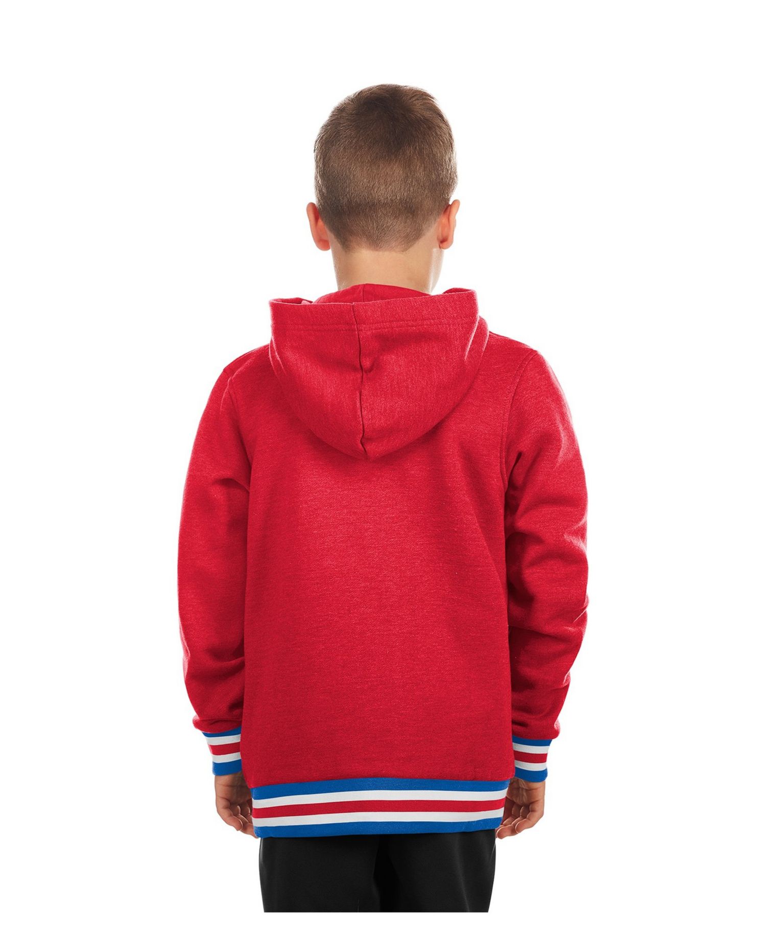 Boys' and Girls' Philadelphia Phillies Fleece-Lined Kangaroo Pocket Pullover Hoodie