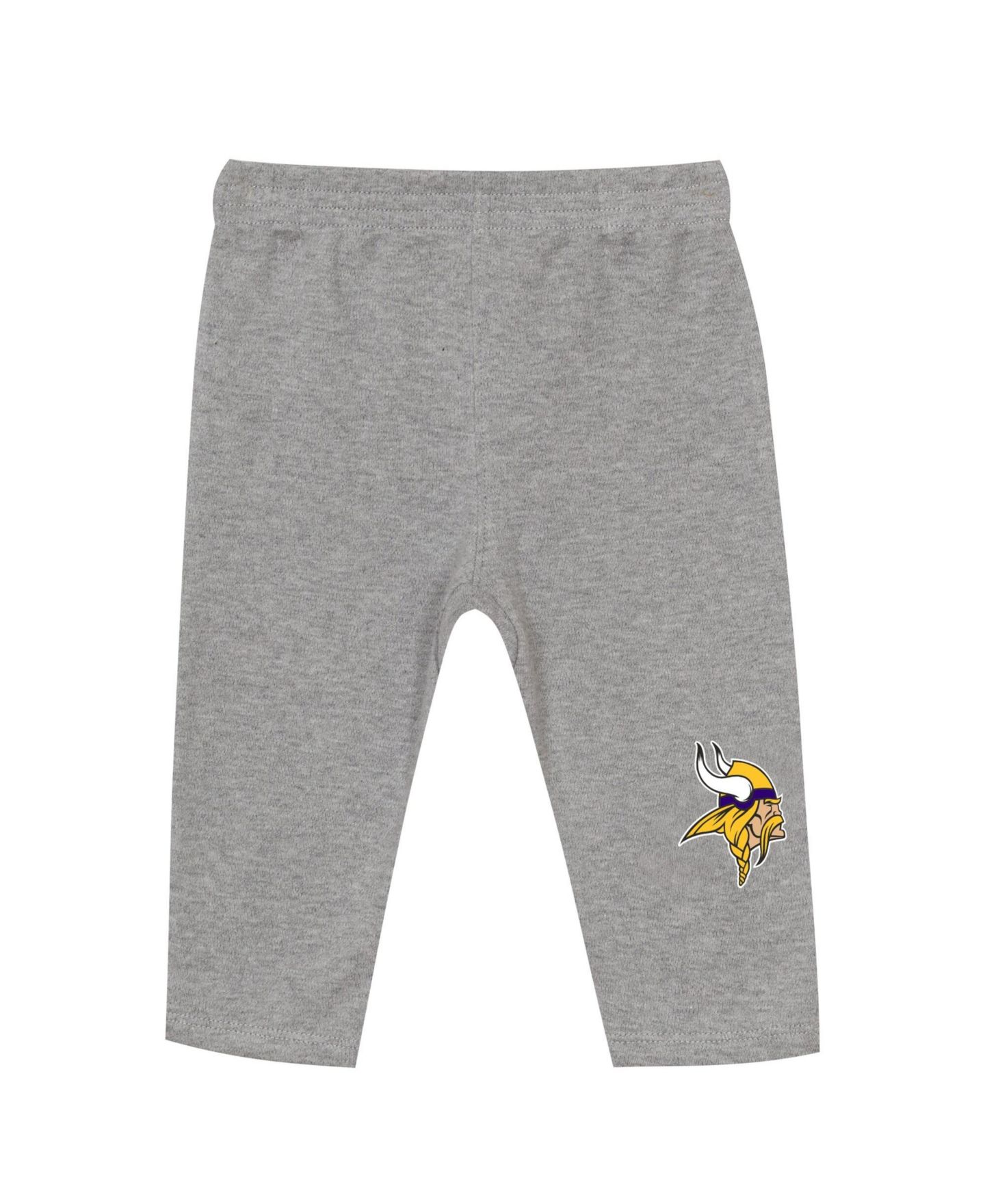 Детский комплект Outerstuff Baby Boys and Girls Minnesota Vikings Short-Sleeve Cotton Bodysuit and Pants Set — фото 4