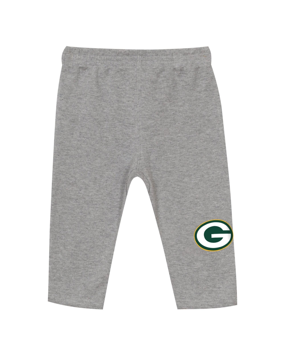 Outerstuff Baby Boys' Green Bay Packers Jersey Short-Sleeve Cotton Bodysuit and Pants Set