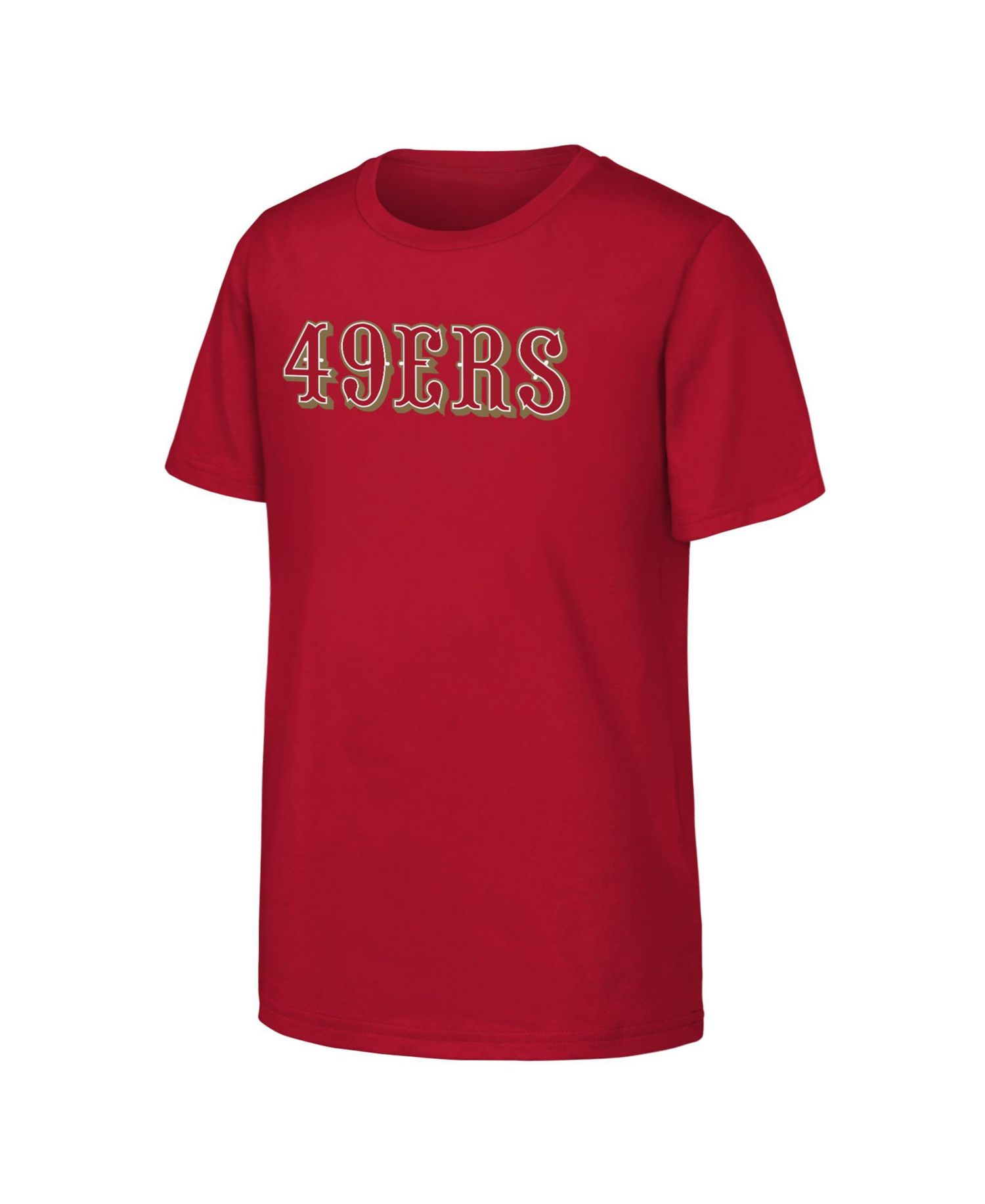 Boys' 4-20 and Girls' 4-16 San Francisco 49ers Christian McCaffrey Name & Number Crewneck T-Shirt